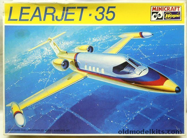 Hasegawa 1/48 Gates Learjet 35, 1169 plastic model kit